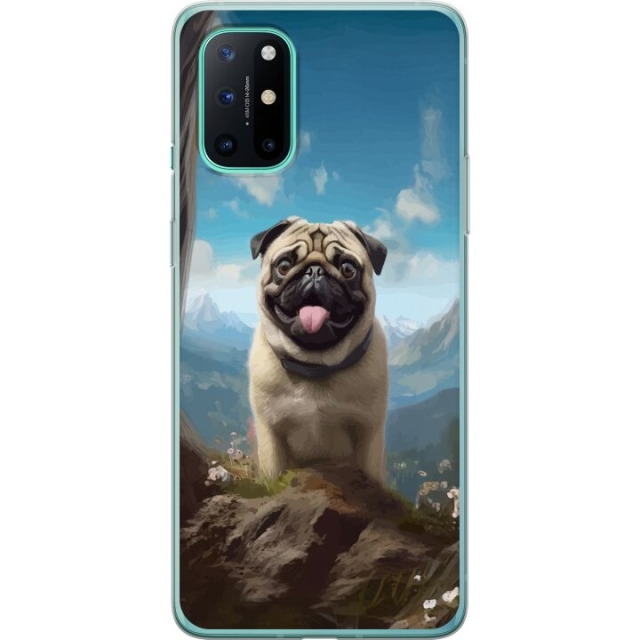 Mobile case for OnePlus 8T with Happy Dog design