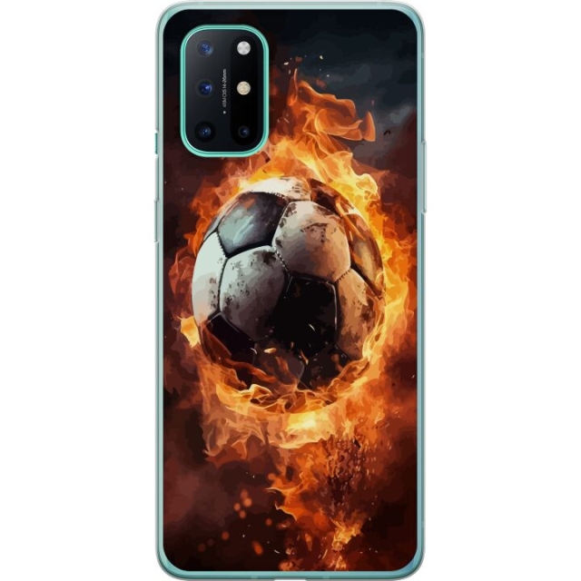 Mobile case for OnePlus 8T with Football design