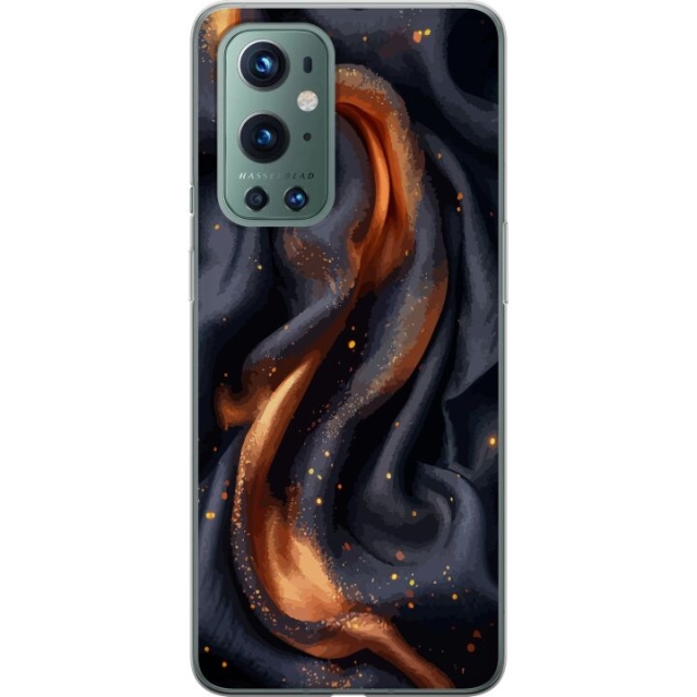 Mobile case for OnePlus 9 Pro with Fiery silk design