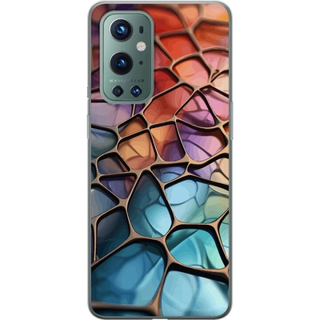 Mobile case for OnePlus 9 Pro with Metallic pattern design