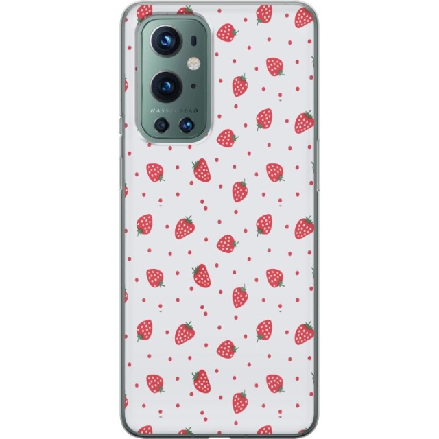 Mobile case for OnePlus 9 Pro with Strawberries design