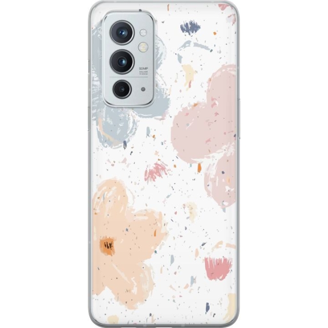 Mobile case for OnePlus 9RT 5G with Flowers design