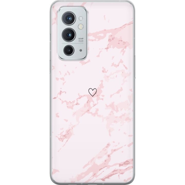 Mobile case for OnePlus 9RT 5G with Pink Heart design