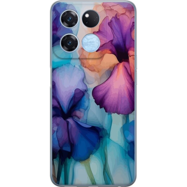 Mobile case for OnePlus Ace Racing with Magical flowers design