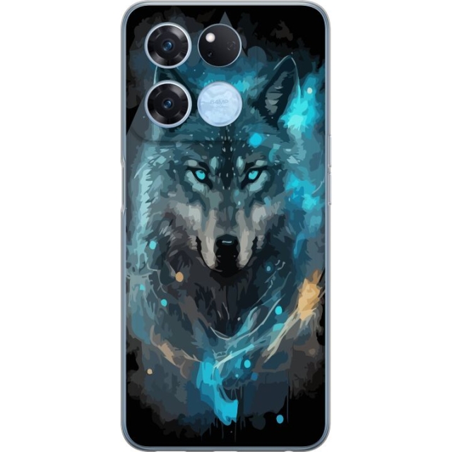 Mobile case for OnePlus Ace Racing with Wolf design