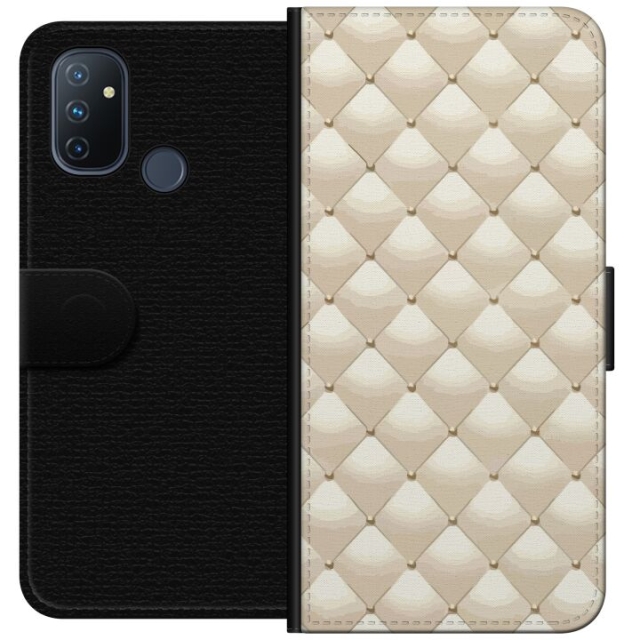 Wallet case for OnePlus Nord N100 with Gold shine design