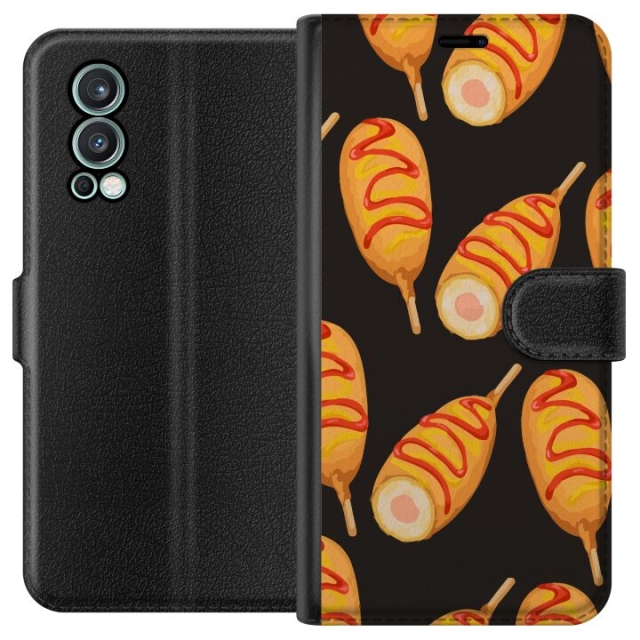 Wallet case for OnePlus Nord 2 5G with Chicken drumstick design