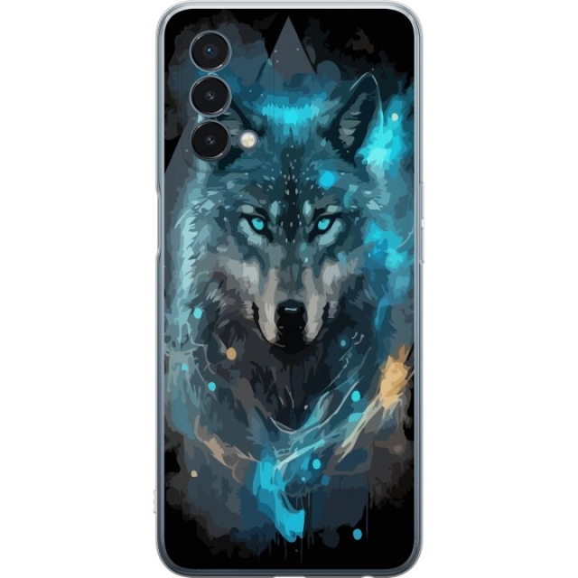 Mobile case for OnePlus Nord N200 5G with Wolf design