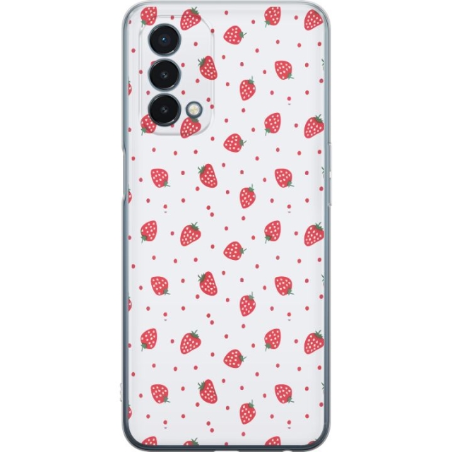 Mobile case for OnePlus Nord N200 5G with Strawberries design