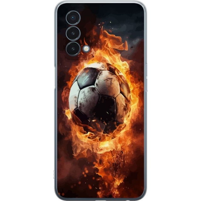 Mobile case for OnePlus Nord N200 5G with Football design