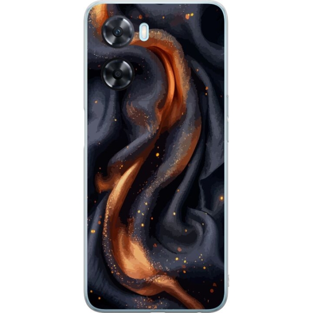 Mobile case for OnePlus Nord N20 SE with Fiery silk design