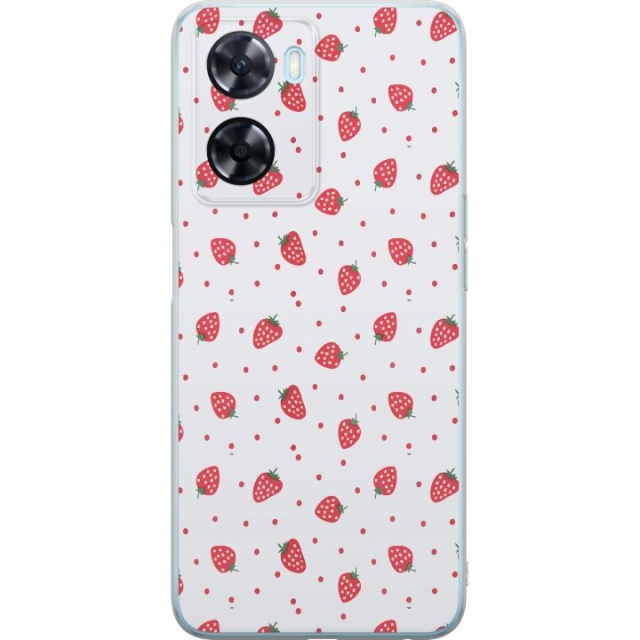 Mobile case for OnePlus Nord N20 SE with Strawberries design