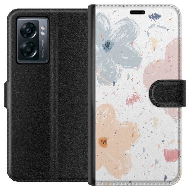Wallet case for OnePlus Nord N300 with Flowers design