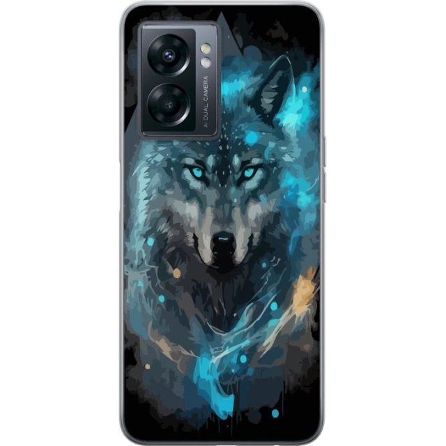 Mobile case for OnePlus Nord N300 with Wolf design