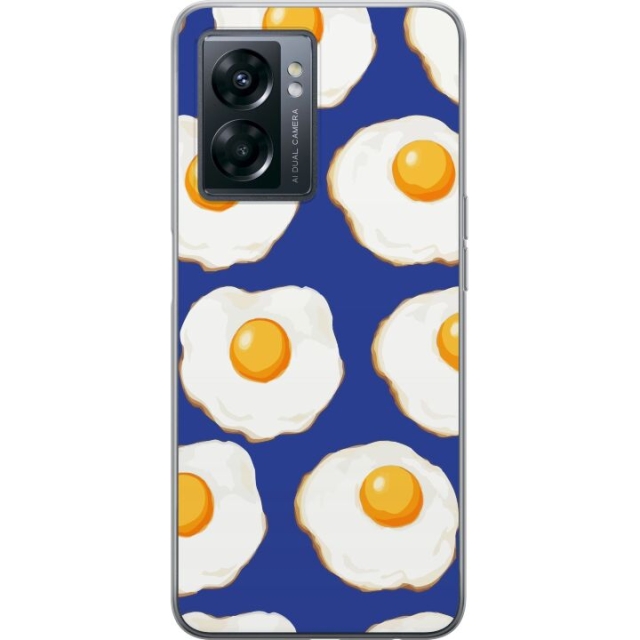 Mobile case for OnePlus Nord N300 with Fried eggs design