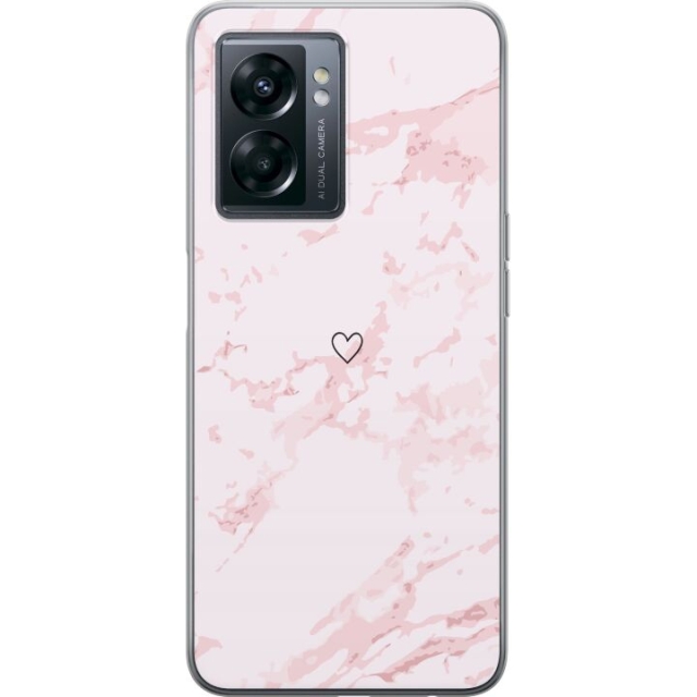 Mobile case for OnePlus Nord N300 with Pink Heart design