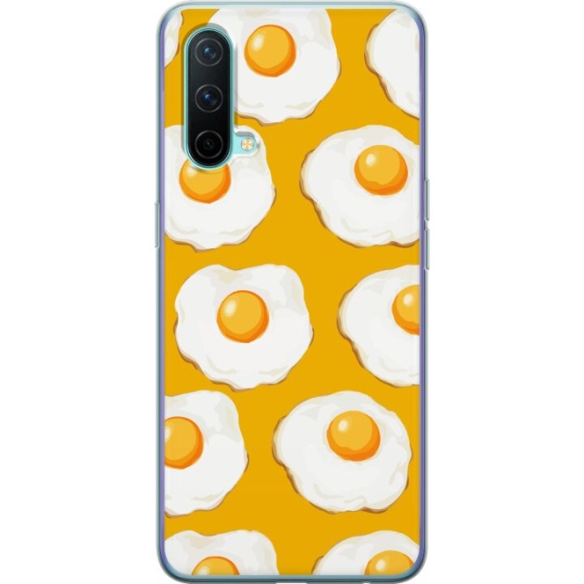 Mobile case for OnePlus Nord CE 5G with Fried egg design