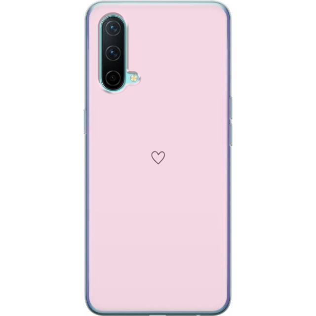 Mobile case for OnePlus Nord CE 5G with Heart design
