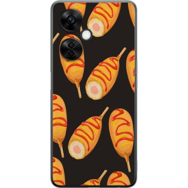 Mobile case for OnePlus Nord CE3 with Chicken drumstick design