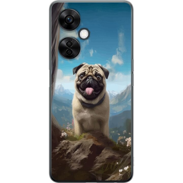 Mobile case for OnePlus Nord CE3 with Happy Dog design