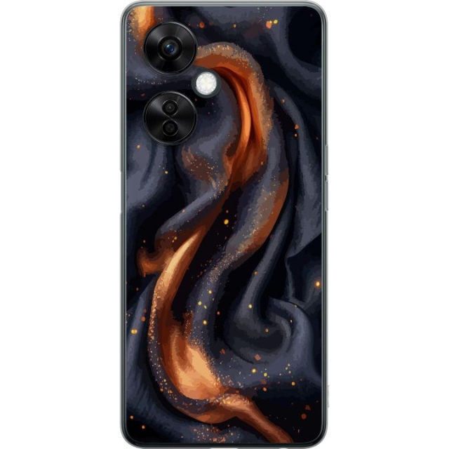 Mobile case for OnePlus Nord CE 3 Lite with Fiery silk design