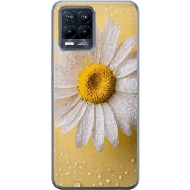 Mobile case for Realme 8 with Porslinsblomma design
