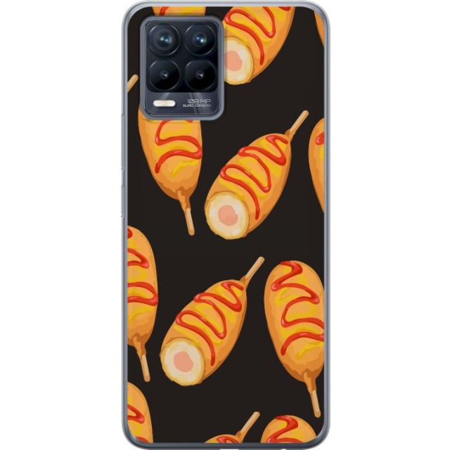 Mobile case for Realme 8 with Chicken drumstick design