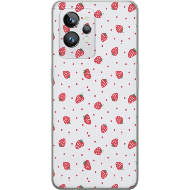 Mobile case for Realme GT2 Pro with Strawberries design