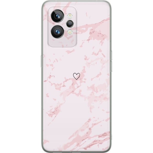 Mobile case for Realme GT2 Pro with Pink Heart design