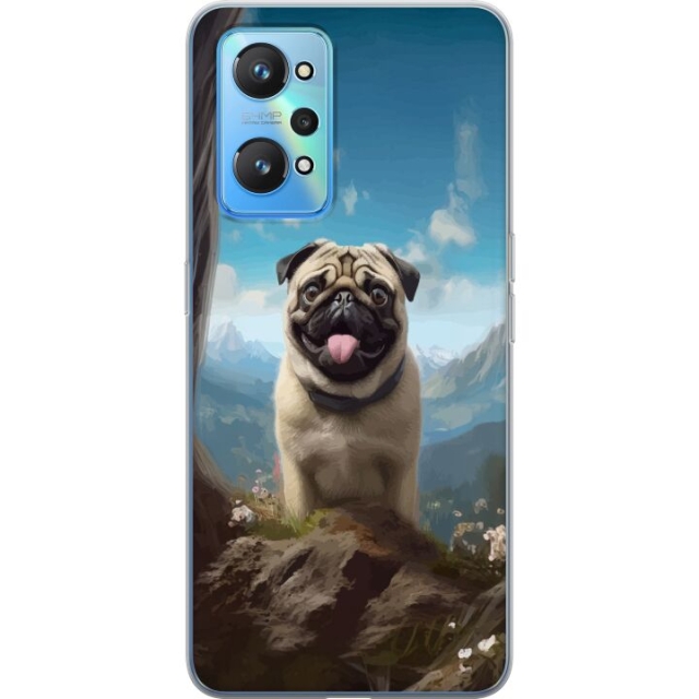 Mobile case for Realme GT Neo2 with Happy Dog design