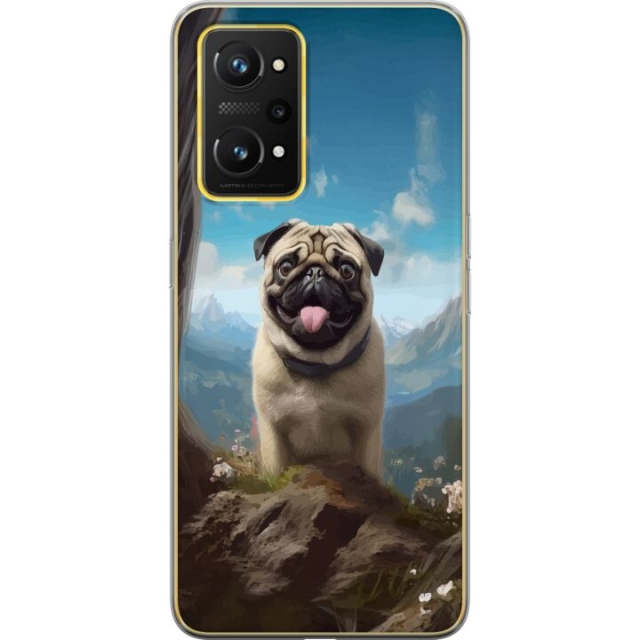 Mobile case for Realme GT Neo 3T with Happy Dog design