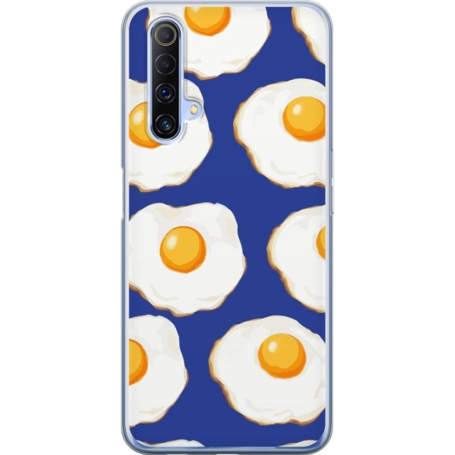 Mobile case for Realme X50 5G with Fried eggs design