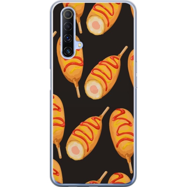 Mobile case for Realme X50 5G with Chicken drumstick design