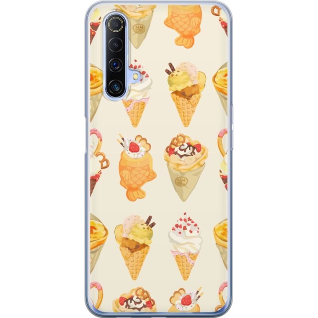 Mobile case for Realme X50 5G with Glassy design