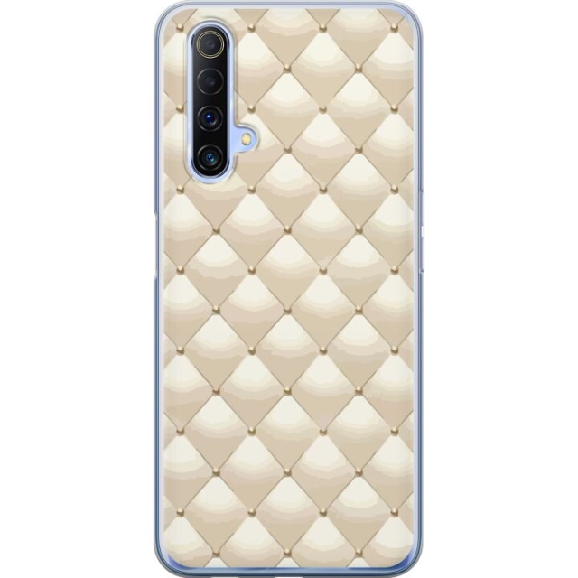 Mobile case for Realme X50 5G with Gold shine design