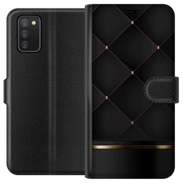 Wallet case for Samsung Galaxy A02s with Luxury line design
