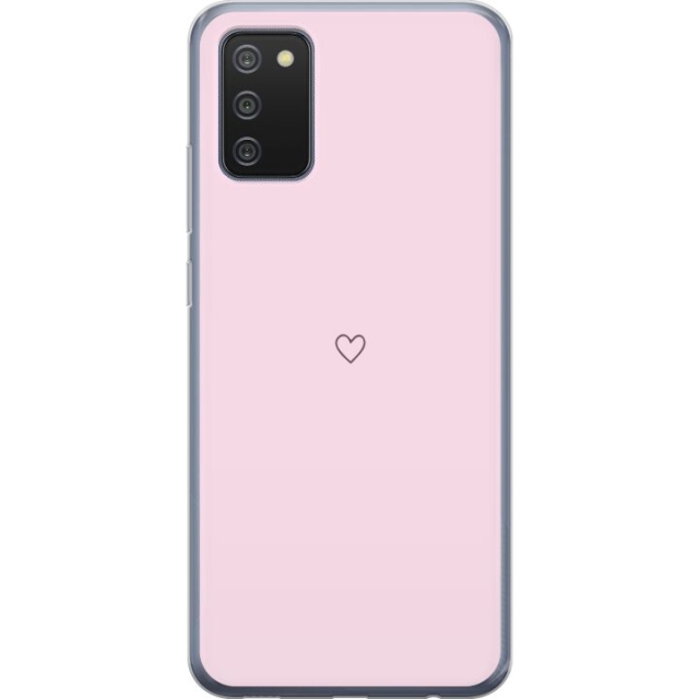 Mobile case for Samsung Galaxy A02s with Heart design