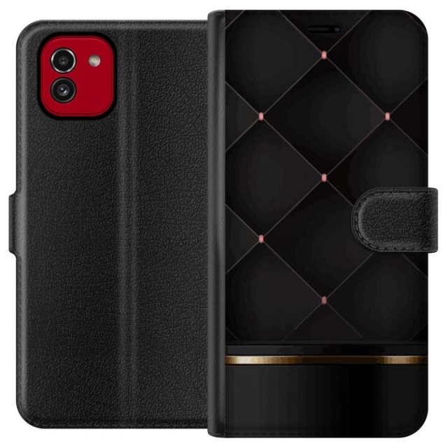 Wallet case for Samsung Galaxy A03 with Luxury line design