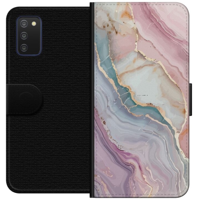Wallet case for Samsung Galaxy A03s with Marble design