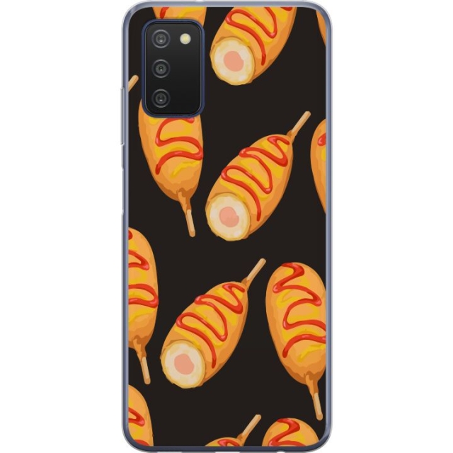 Mobile case for Samsung Galaxy A03s with Chicken drumstick design
