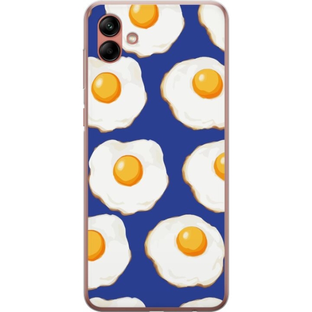 Mobile case for Samsung Galaxy A04 with Fried eggs design