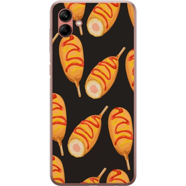 Mobile case for Samsung Galaxy A04 with Chicken drumstick design