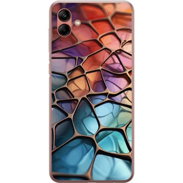 Mobile case for Samsung Galaxy A04 with Metallic pattern design