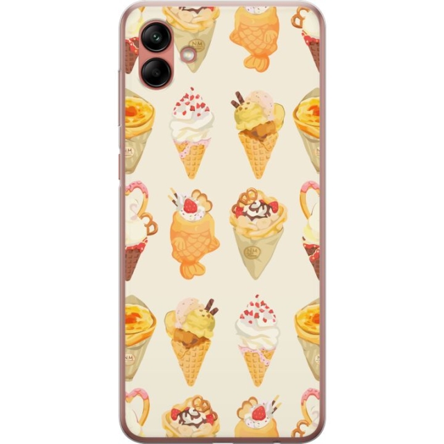 Mobile case for Samsung Galaxy A04 with Glassy design