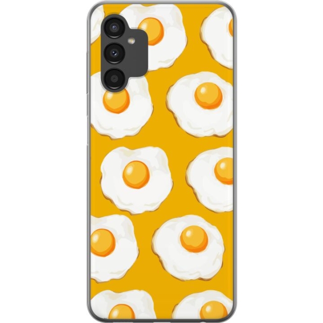Mobile case for Samsung Galaxy A04s with Fried egg design