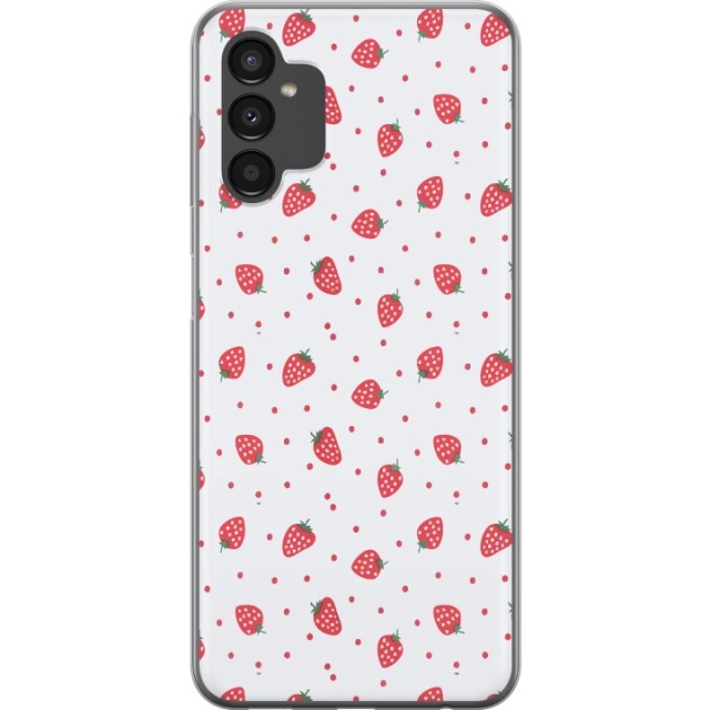 Mobile case for Samsung Galaxy A04s with Strawberries design
