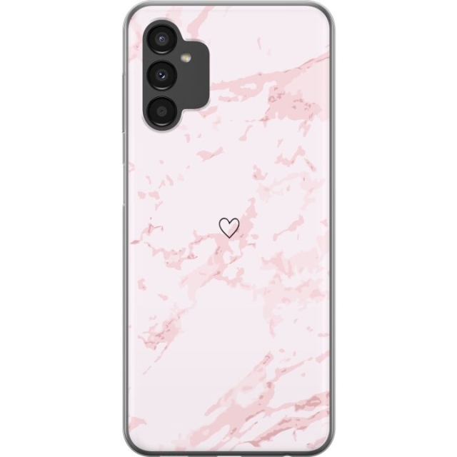 Mobile case for Samsung Galaxy A04s with Pink Heart design
