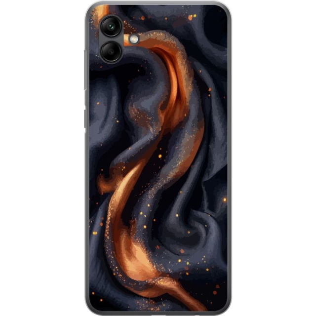 Mobile case for Samsung Galaxy A05 with Fiery silk design