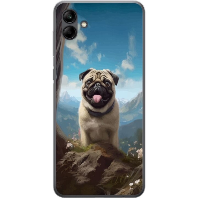 Mobile case for Samsung Galaxy A05 with Happy Dog design
