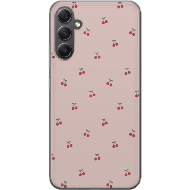 Mobile case for Samsung Galaxy A05s with Cherry design